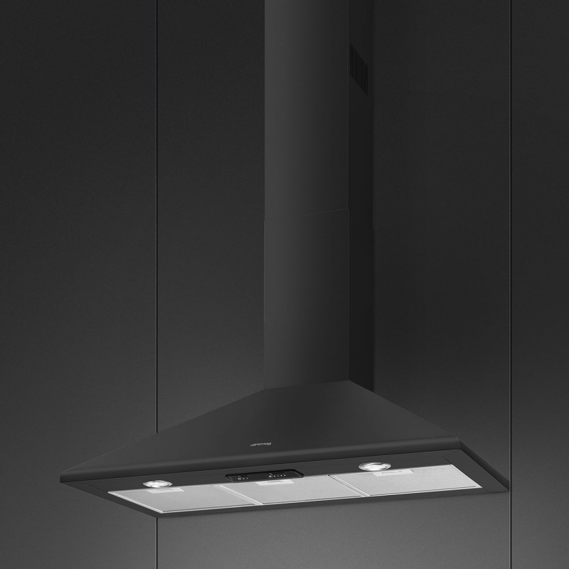 Hotte décorative murale 90cm SMEG KSED95