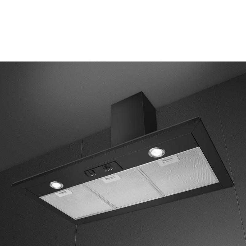 Hotte décorative murale 90cm SMEG KSED95
