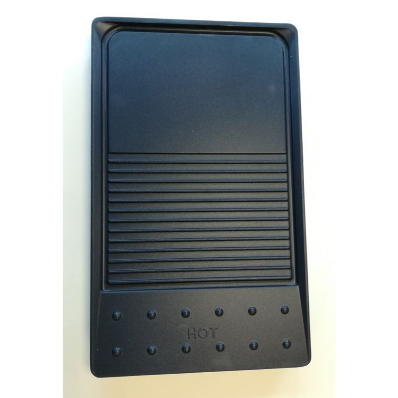 Plancha FALCON Moitié nervuré moitié lisse