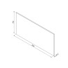 Crédence Smeg  100cm inox KIT1A2PY-81