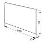 Crédence OPERA Smeg  100cm inox KIT1A2-6