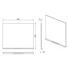 Crédence CONCERTO  Smeg 90cm inox KIT90X9-1