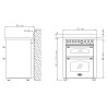 Piano de cuisson Lofra Dolcevita 60cm Mixte finitions