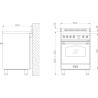 Piano de cuisson Lofra DOLCEVITA 60cm Induction