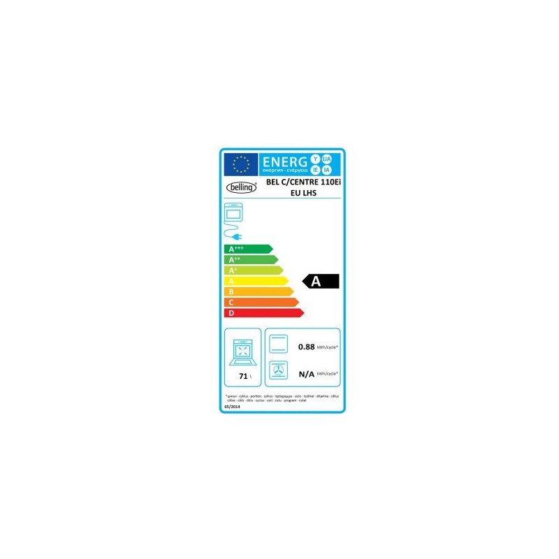 Piano de cuisson Belling KENSINGTON 110cm Induction