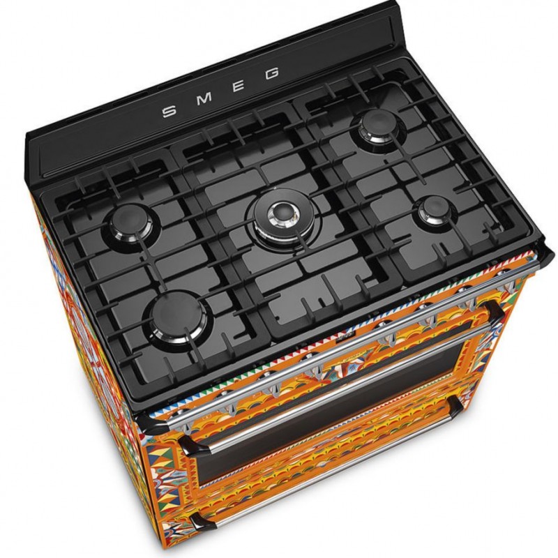 Piano de cuisson Smeg Dolce Gabbana  Mixte 90cm
