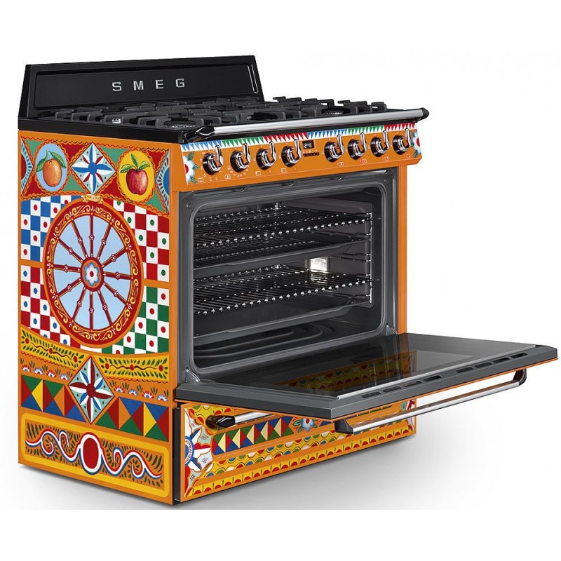 Piano de cuisson Smeg Dolce Gabbana  Mixte 90cm