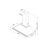 Ensemble  Smeg Piano de cuisson 110 cm mixte + Hotte + Crédence
