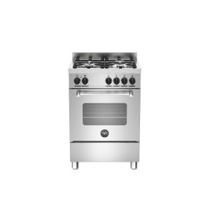 Piano de cuisson BERTAZZONI Master Series 60 cm un four gaz 4 brûleurs