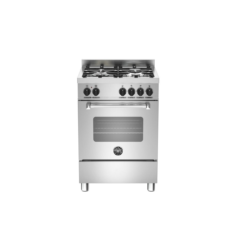 Piano de cuisson BERTAZZONI Master Series 60 cm un four gaz 4 brûleurs