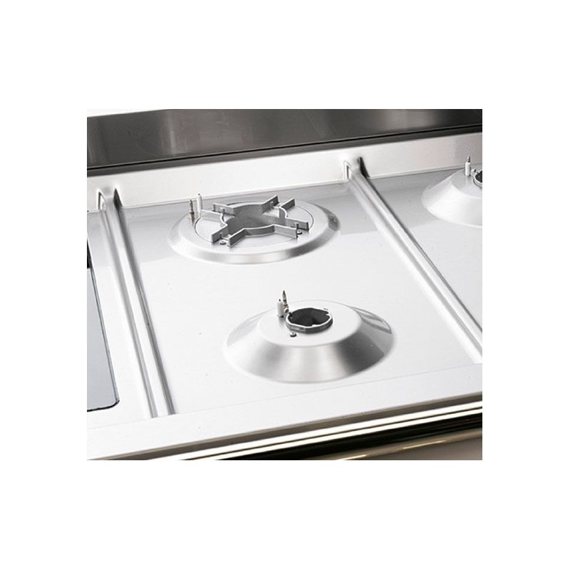 Piano de cuisson STEEL Genesi 90 cm Mixte