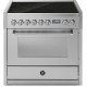Piano de cuisson STEEL Genesi 90 cm Mixte