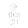 Piano de cuisson BERTAZZONI Mixte Heritage Series 100 cm trois fours 6 brûleurs