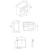 Piano de cuisson BERTAZZONI Master Series 100 cm trois fours 6 brûleurs