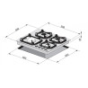 Plaque de cuisson LOFRA DOLCEVITA 60cm 4 feux gaz