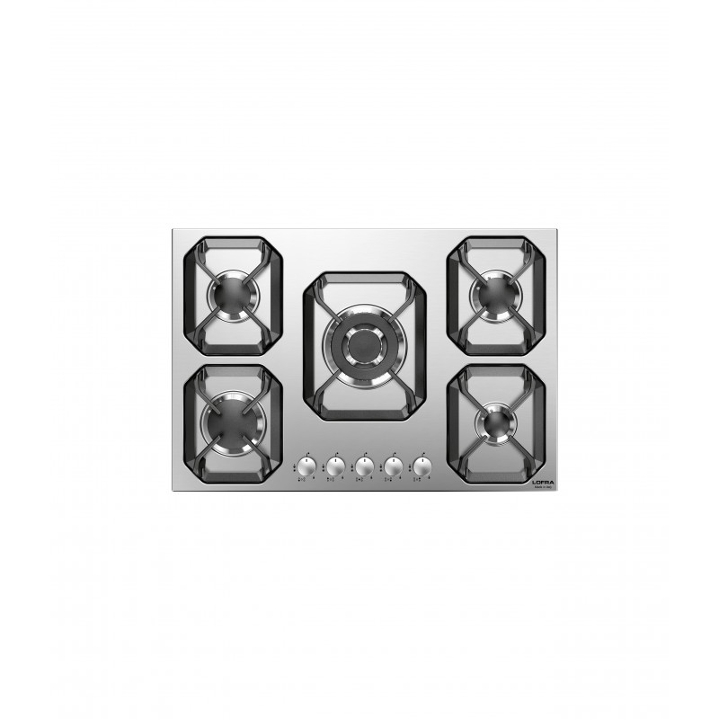 Plaque de cuisson Lofra URANO 5 feux gaz 75 cm
