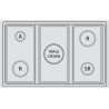 Entablement Range Top gaz 90cm Lofra Dolcevita