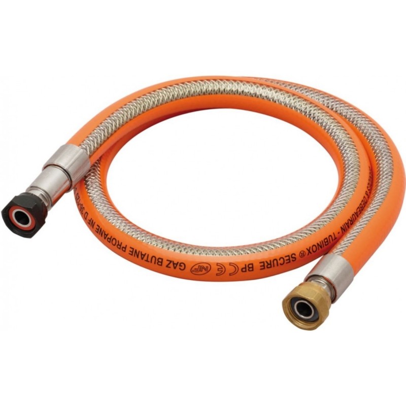 Flexible inox gaz naturel 1m NF à vie