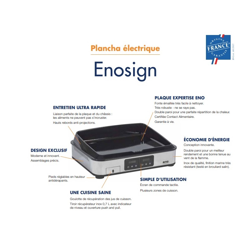 Plancha ENO ENOSIGN 65 Electrique