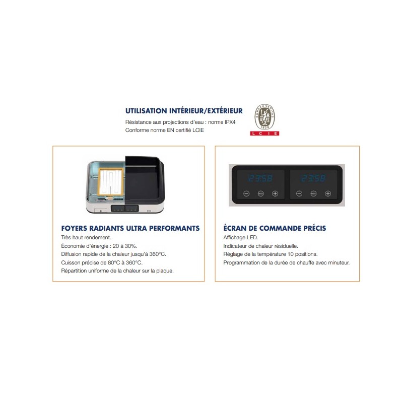 Combo Plancha ENO ENOSIGN 65 Electrique