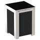 FELIX DESSERTE Noir et inox