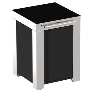 FELIX DESSERTE Noir et inox