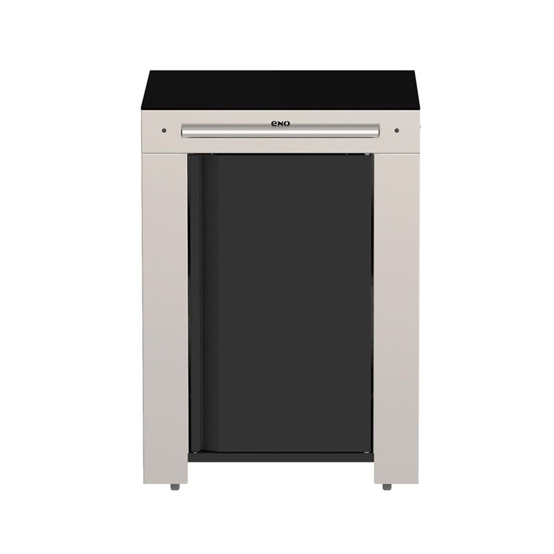 FELIX DESSERTE Noir et inox