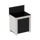 Module standard ENO MODULO Noir et Inox PMOD8501
