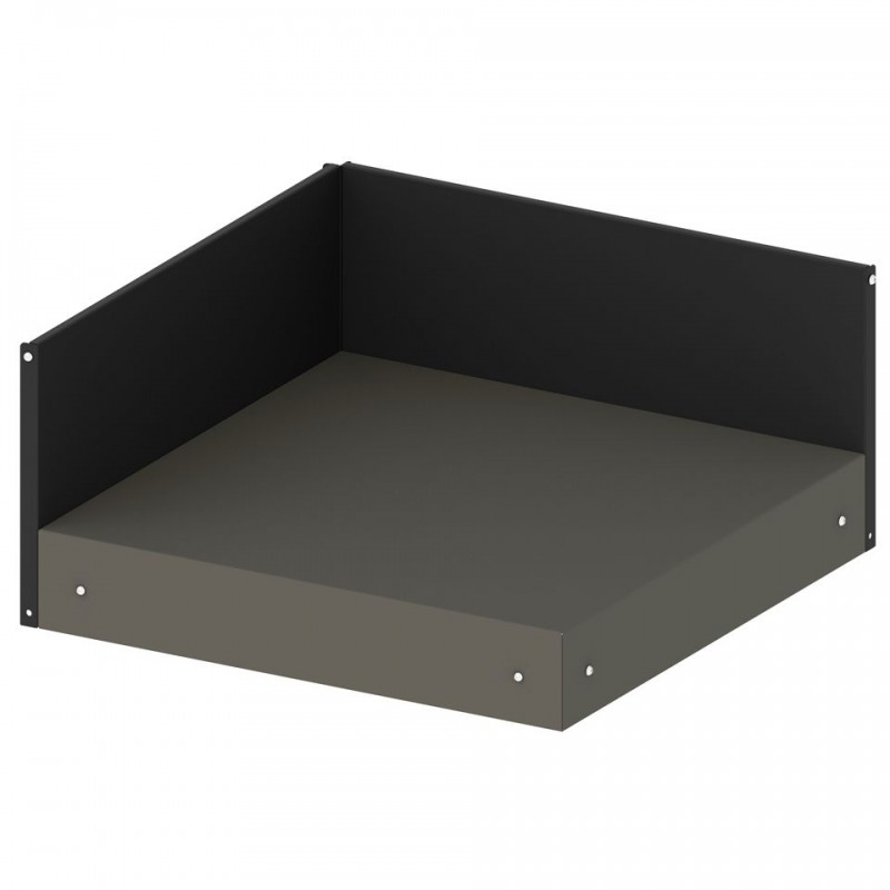 Plateau d'angle pour meubles ENO MODULO Gris cargo