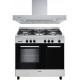 Cuisinière butanette Glem GA960PCGIX 90cm Mixte