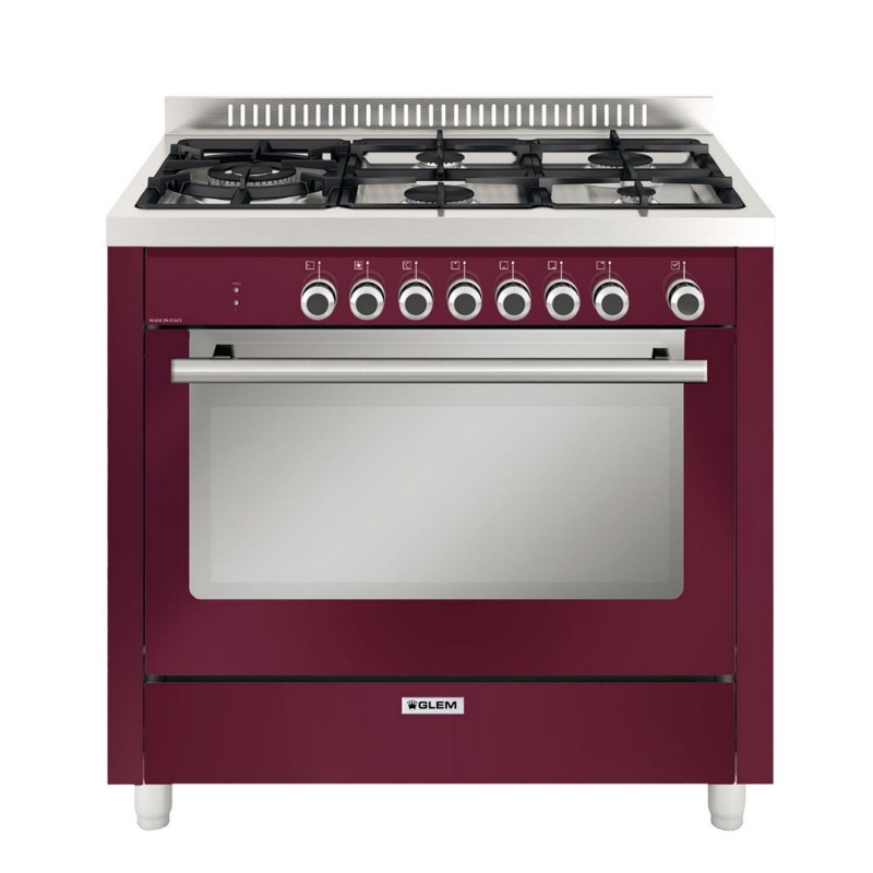 Cuisinière 90cm double four GLEM GXD96CVBR
