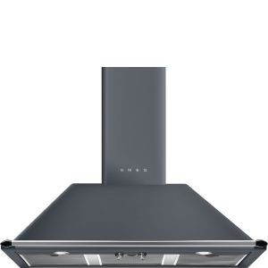 Hotte décorative murale 100cm Inox SMEG KT100