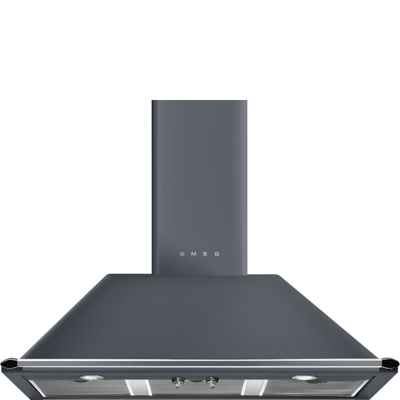 Hotte décorative murale 100cm Inox SMEG KT100