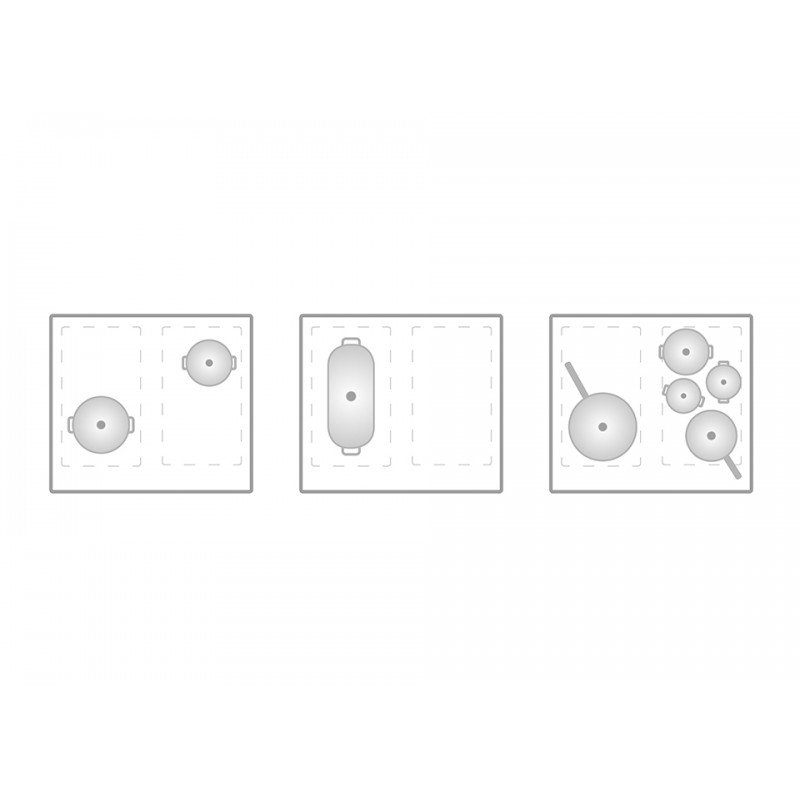 Piano de cuisson SMEG Sinfonia 90 cm Induction