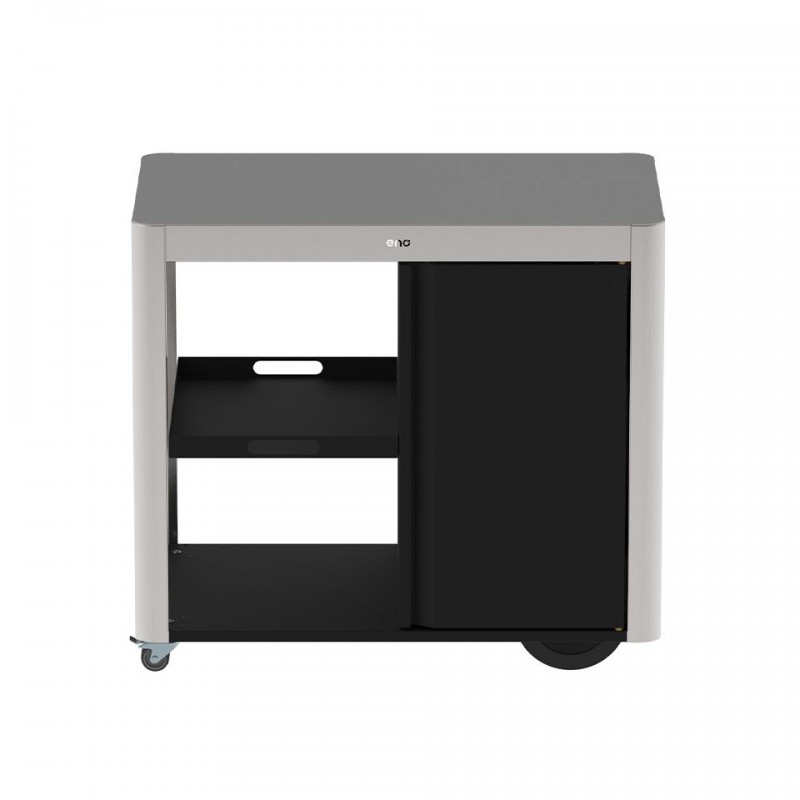 Desserte Achille inox avec porte ENO