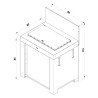 Module Plancha ENO MODULO TRIBU Inox et Noir