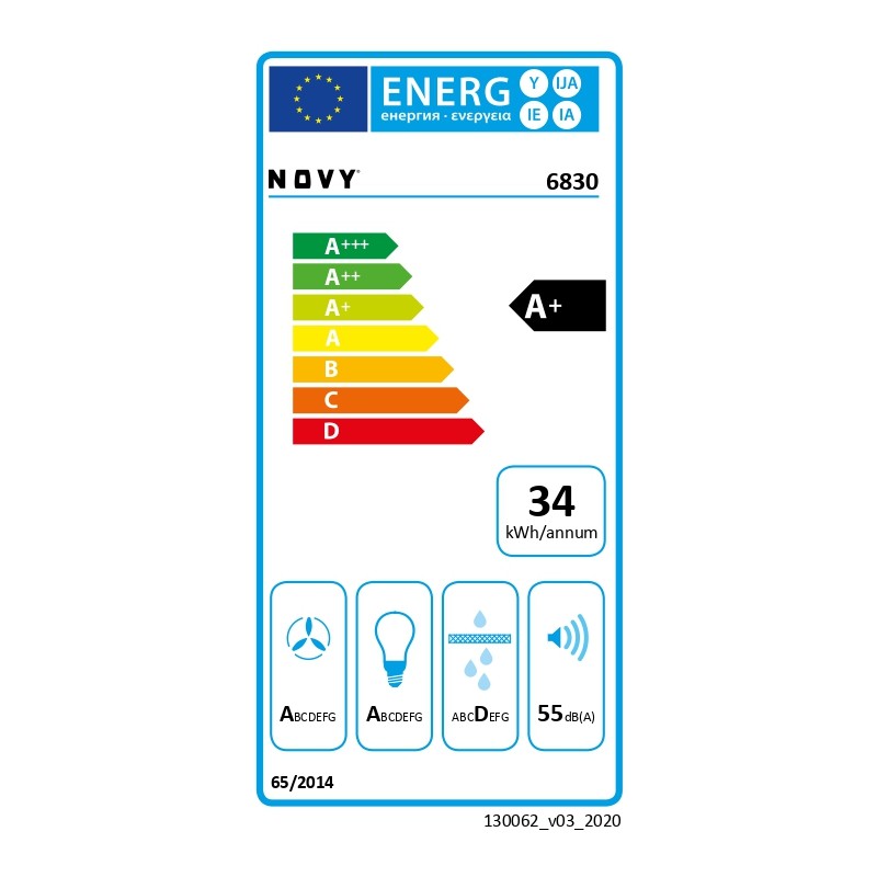 Groupe filtrant plafonnier Novy MINI PURE' LINE D6830 90cm