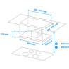 Groupe filtrant plafonnier Novy MINI PURE' LINE D6830 90cm