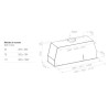 Hotte groupe filtrant encastrable Pando NCR