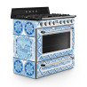 Piano de cuisson SMEG Victoria Dolce&Gabbana 90 cm mixte