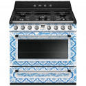 Piano de cuisson SMEG Victoria Dolce&Gabbana 90 cm mixte