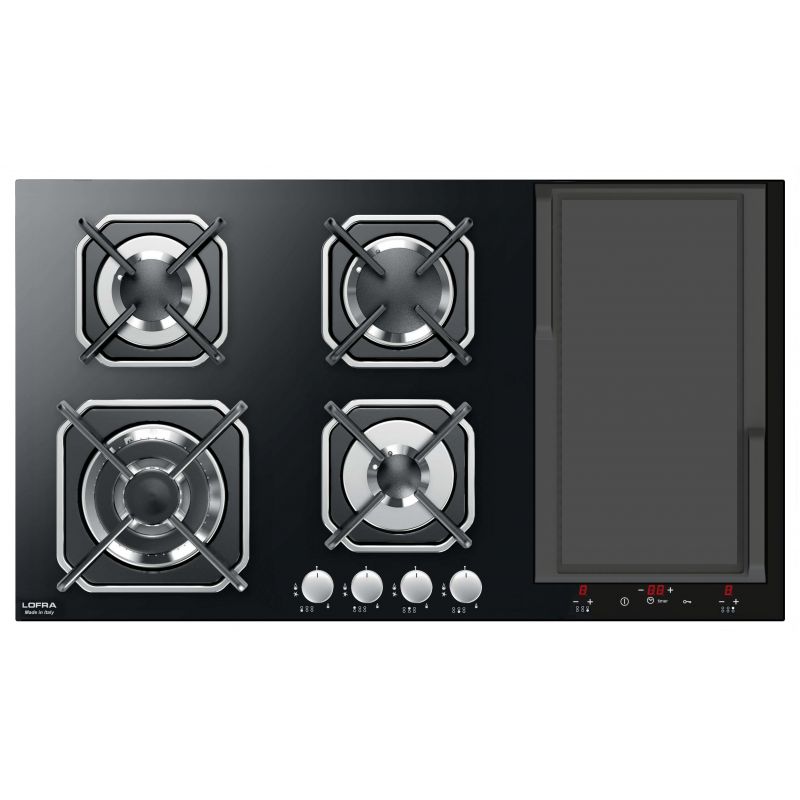 Plaque de cuisson Dione HGN9G2I Lofra avec plancha Teppanyaki  