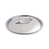 Couvercle Ø24 en inox pontet fonte inox DE BUYER 3709.24N