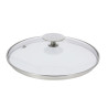 Couvercle Ø28 en verre pontet inox DE BUYER 3429.28