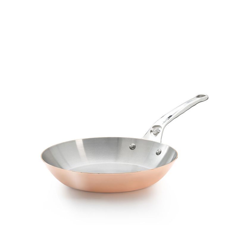Poele ronde Ø20CM Inocuivre queue inoxDE BUYER 6424.20