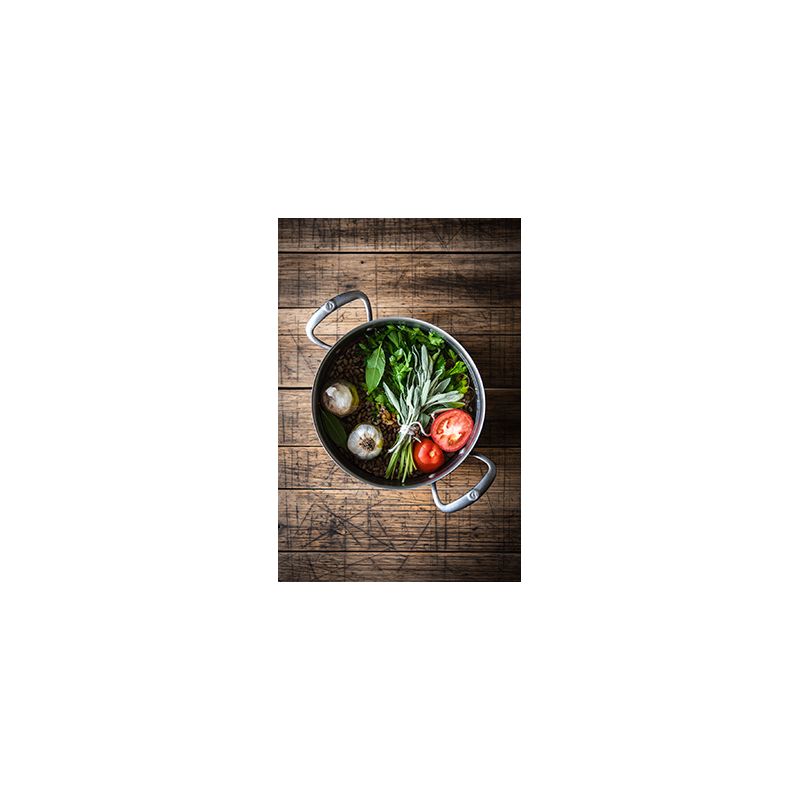 Faitout Ø24CM Affinity avec couvercle tout inoxDE BUYER 3742.24