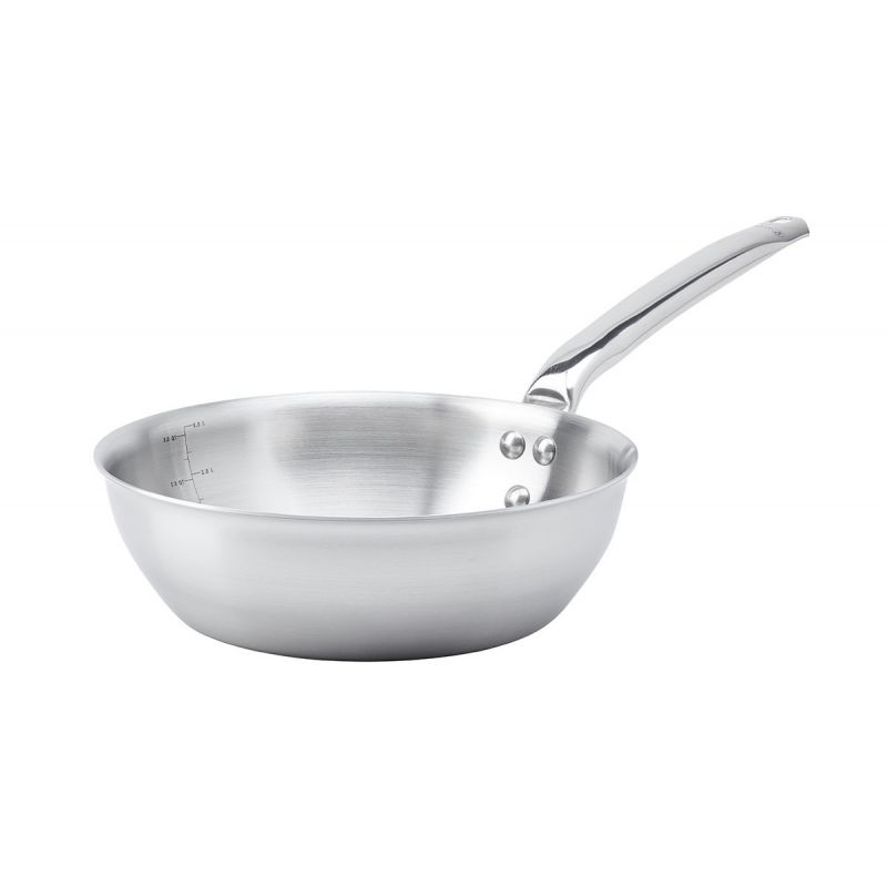 Sauteuse à queue Ø24CM Bombée alchimyDE BUYER 3603.24