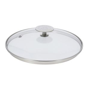 Couvercle Ø18 en verre pontet inox DE BUYER 3429.18