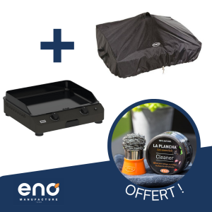 Pack ENO Plancha Fusion 60 inox + housse + kit nettoyage OFFERT