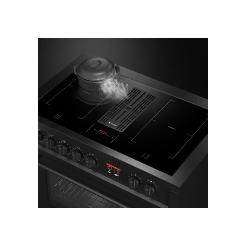 Piano de cuisson Steel ENFASI MISTRAL avec hotte intégrée 90 cm induction